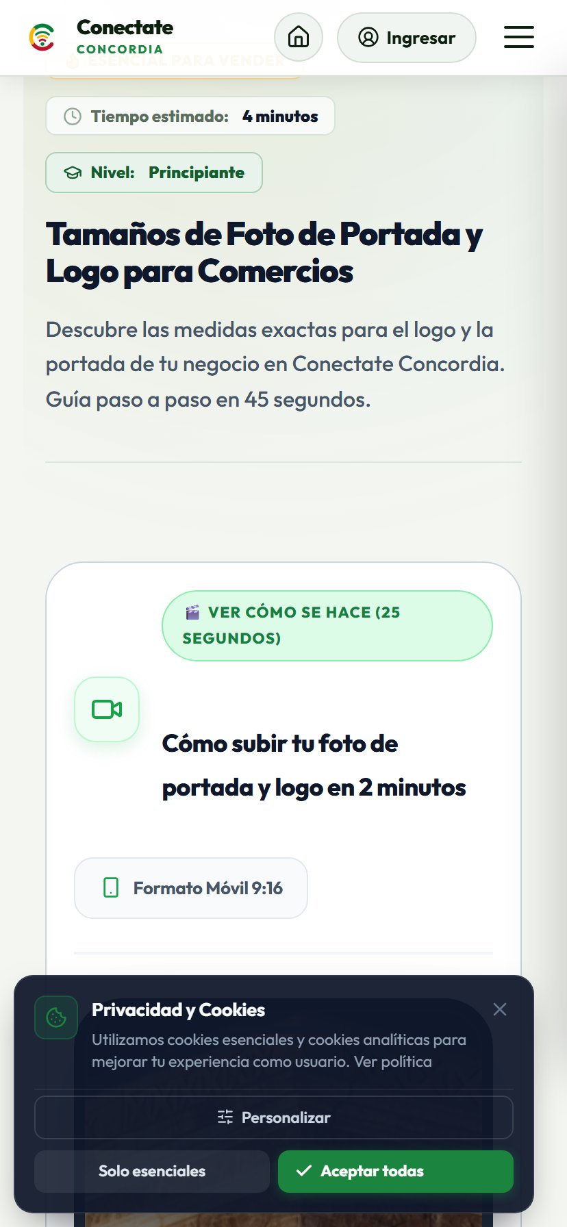 Abrir Sección Vidriera Digital